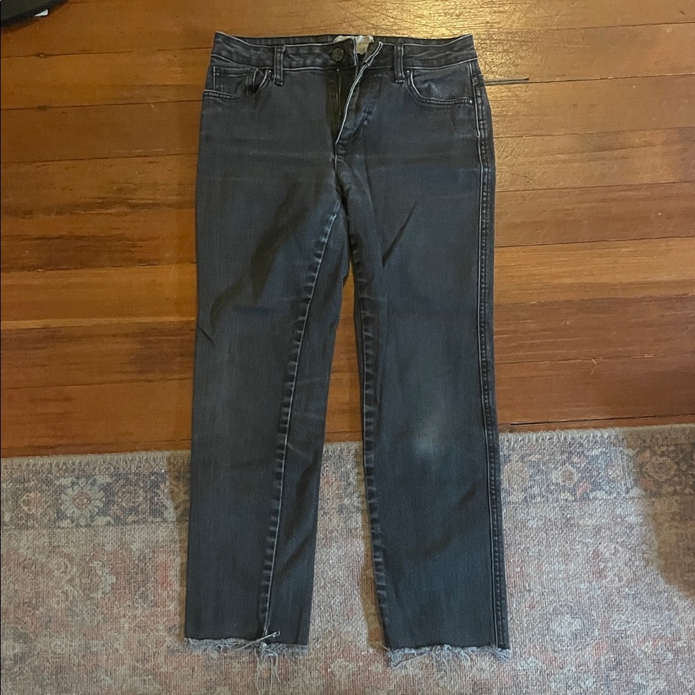 Free People Black Ankle & Cropped Jeans